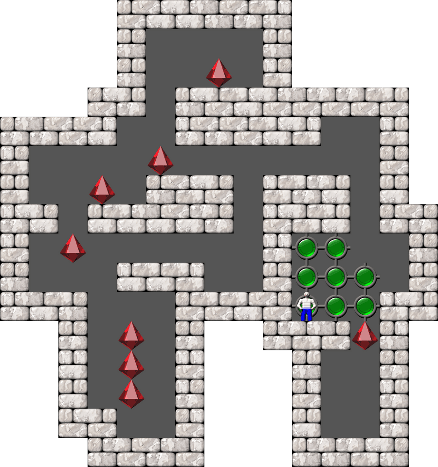 Sokoban Alberto Garcia Arranged level 75